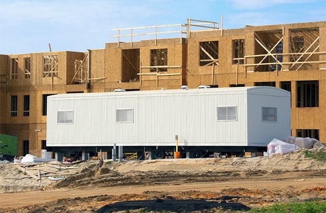 office trailers for rent at a construction site in Orangevale, CA